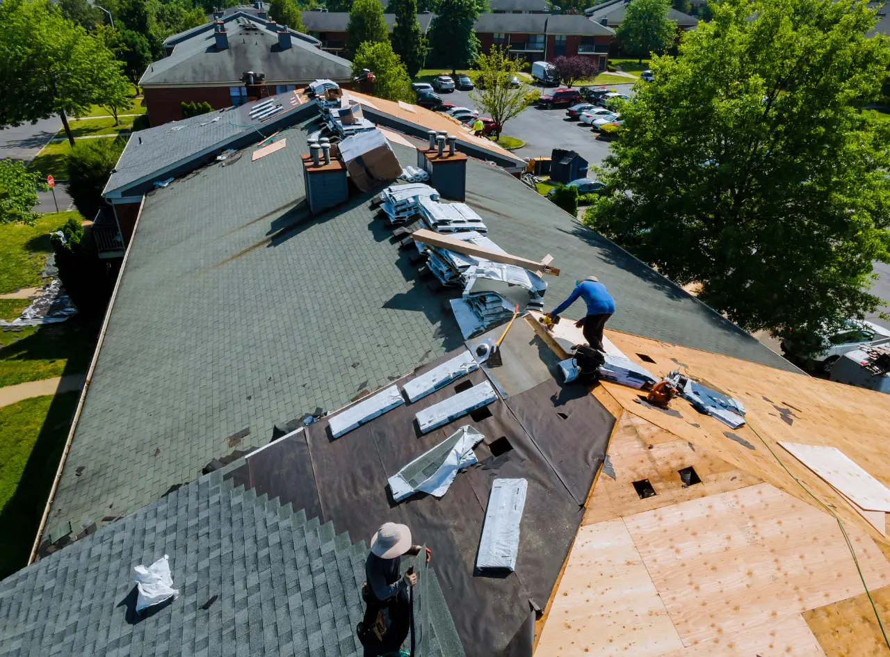 New asphalt shingle roof installed on a home in New York